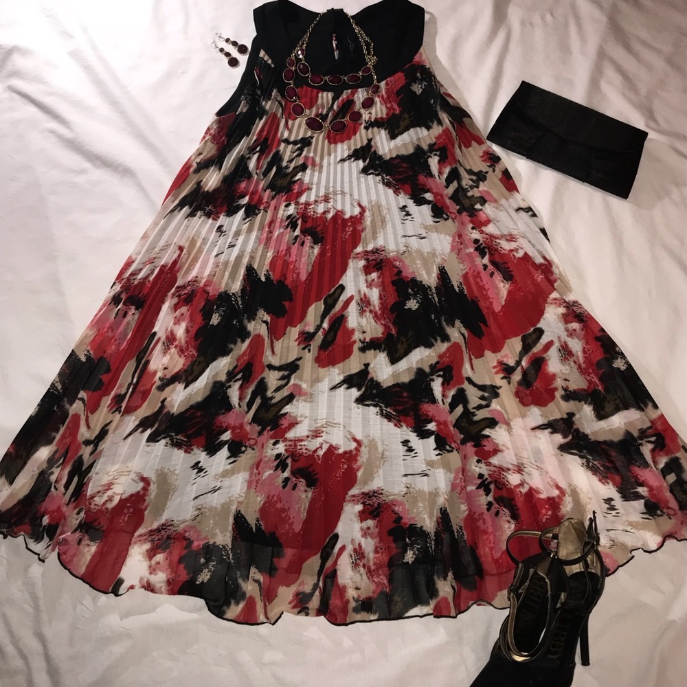 Beautiful Pleated Swing Dress